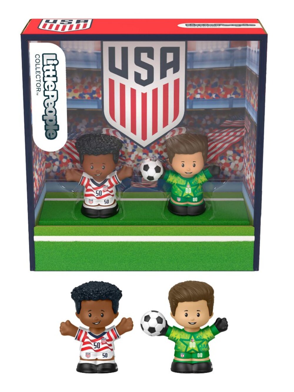 Little People Collector "Special Edition" Set U.S. Soccer for Sports Fans